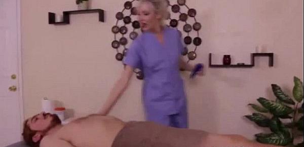  Cock domiated by masseuse